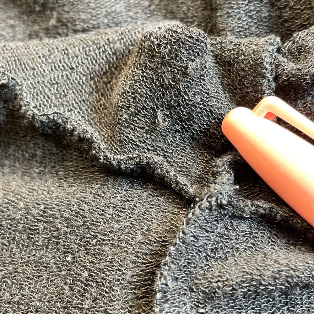 Athleta Pranayama Wrap Cardigan Small Black Thumb Hole Heavy Modal Blend Pockets - Picture 12 of 13